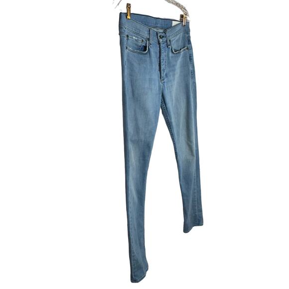 Rag & Bone Men's Light Wash Buttonfly Denim Skinny Slim Jeans Size 31 - Picture 3 of 8